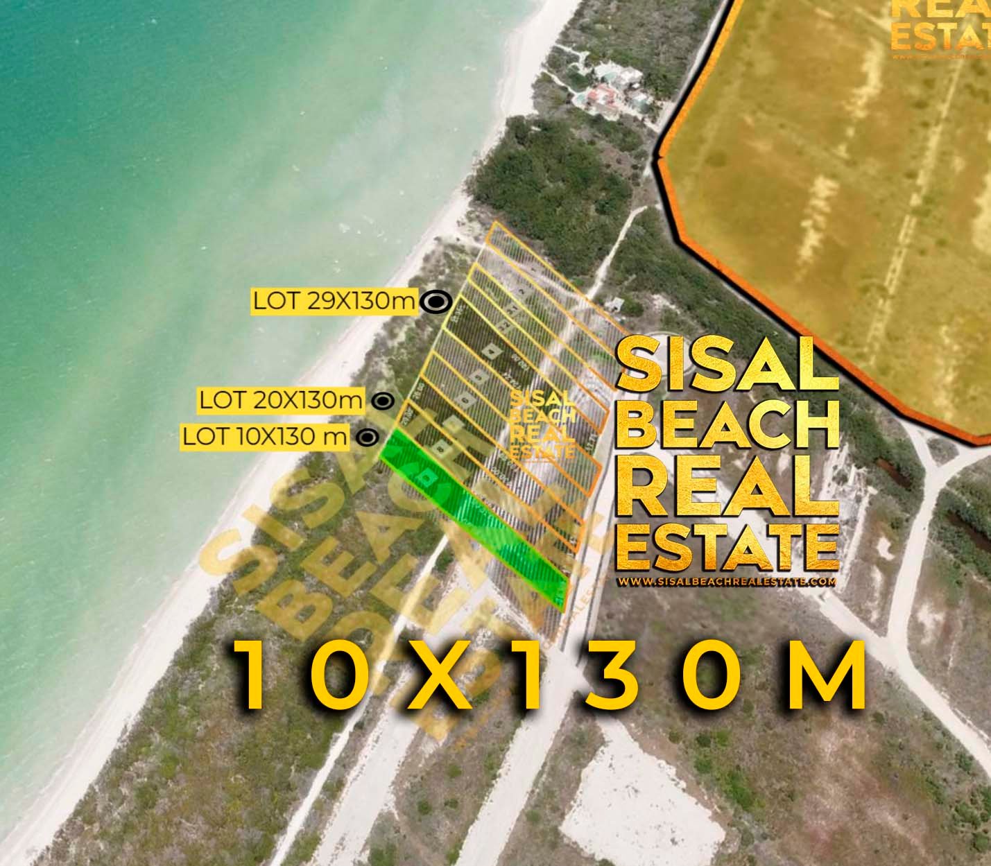 Terreno en venta — Zona Este de Sisal (Lado derecho del pueblo)